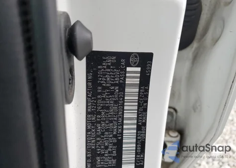 2022 Toyota Camry Xse z USA, uszkodzony, nr VIN 4T1K61AK3NU016430